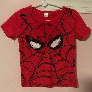 Red toddler Spider-Man tee